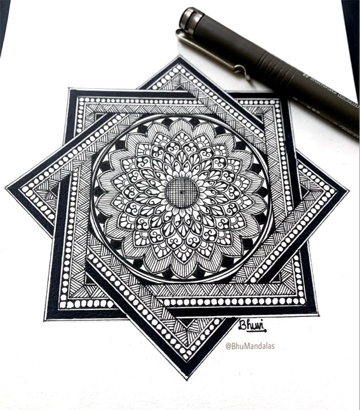 A Journey in Patterns mandala art