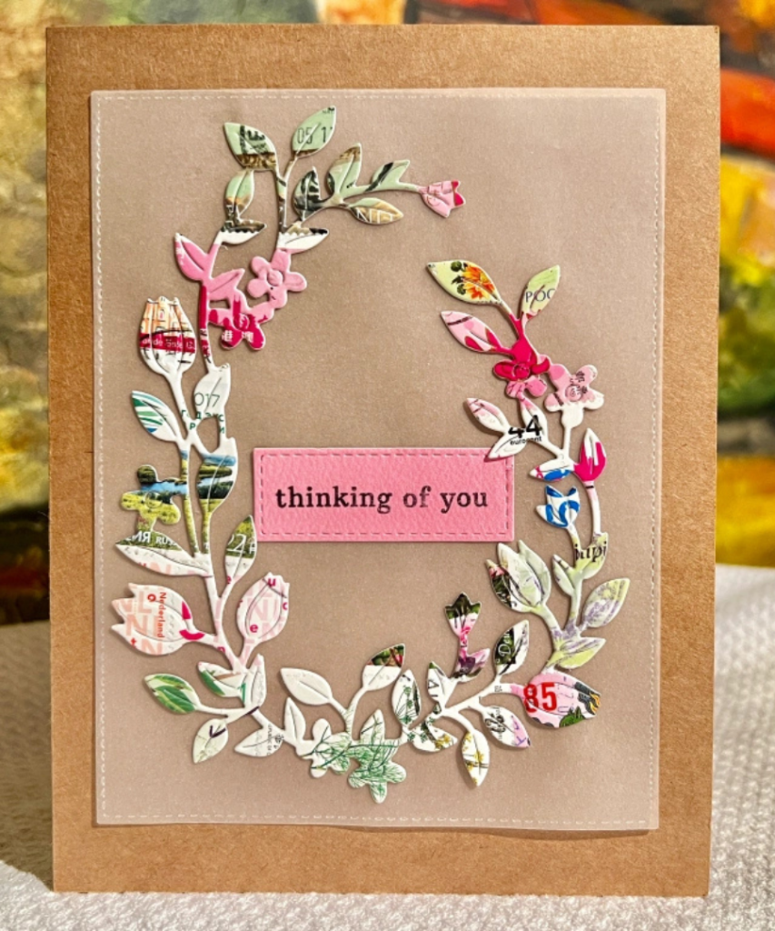 art and craft DIY greeting cards using scrap paper.