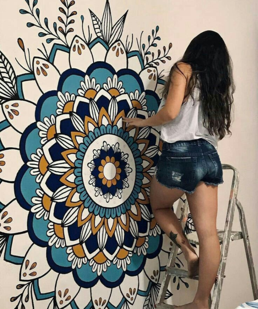 wall mandala paint